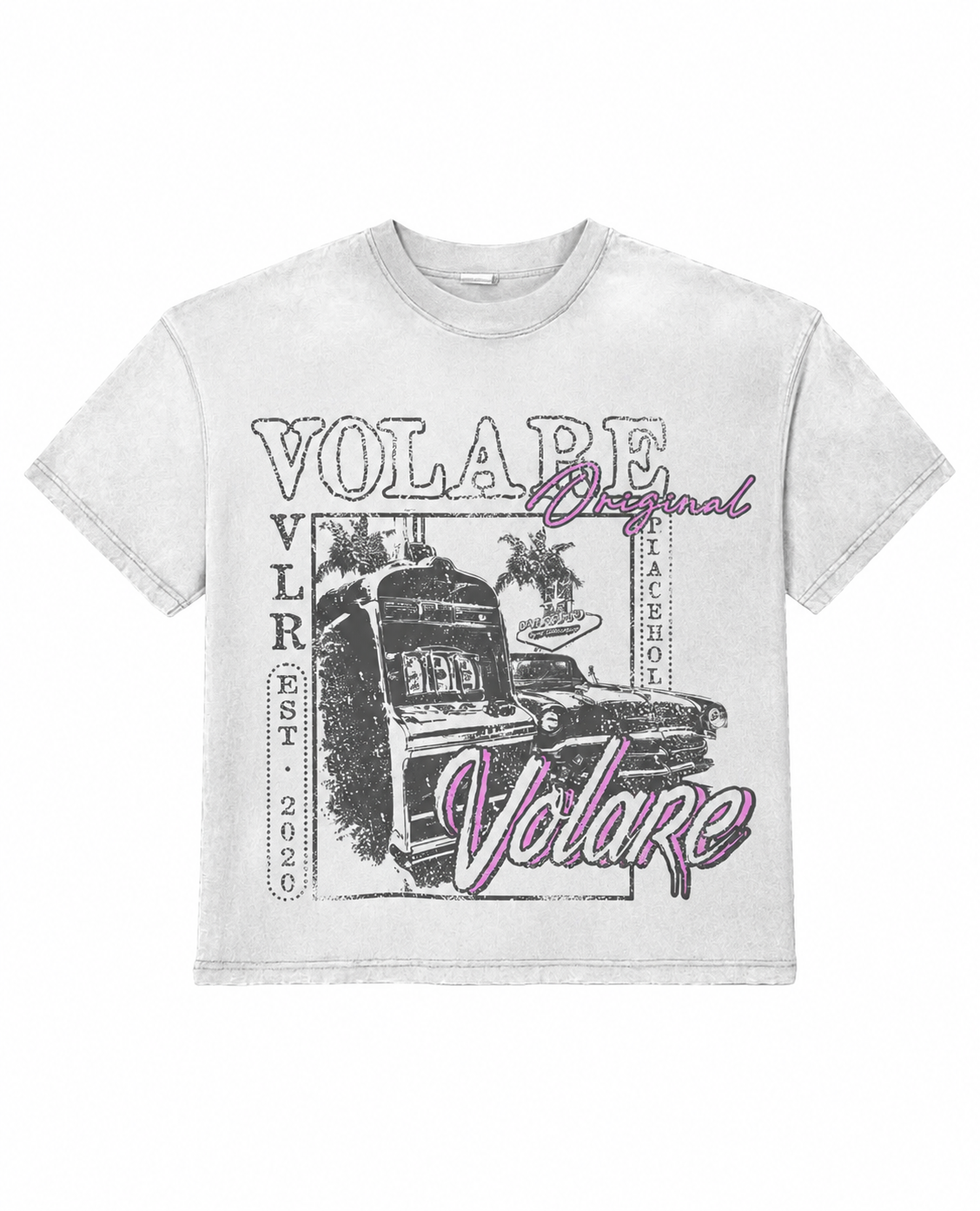 Volare Casino Tee Pink