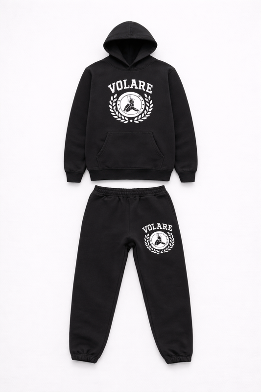 Black Volare University Tracksuit