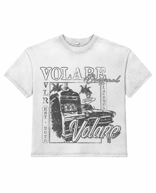 Volare Casino Tee Blk/Wht